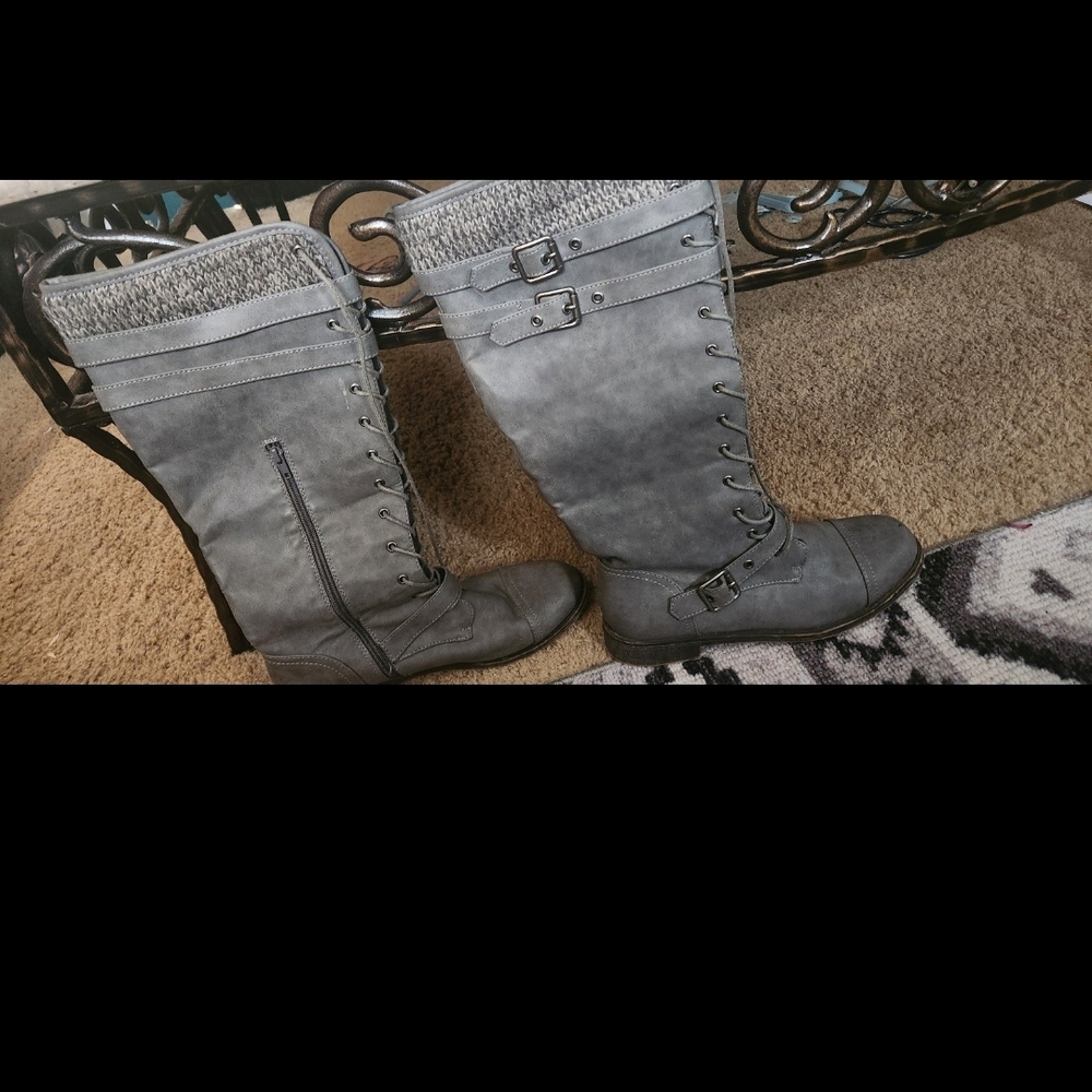 Gray Women's Boots